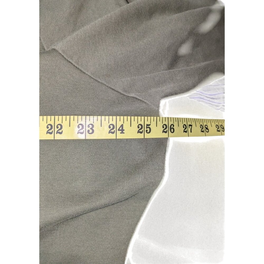 Lands' End Olive Green V-Neck Button-Front Long Cardigan Pockets Womens 20W-22W - Picture 6 of 9